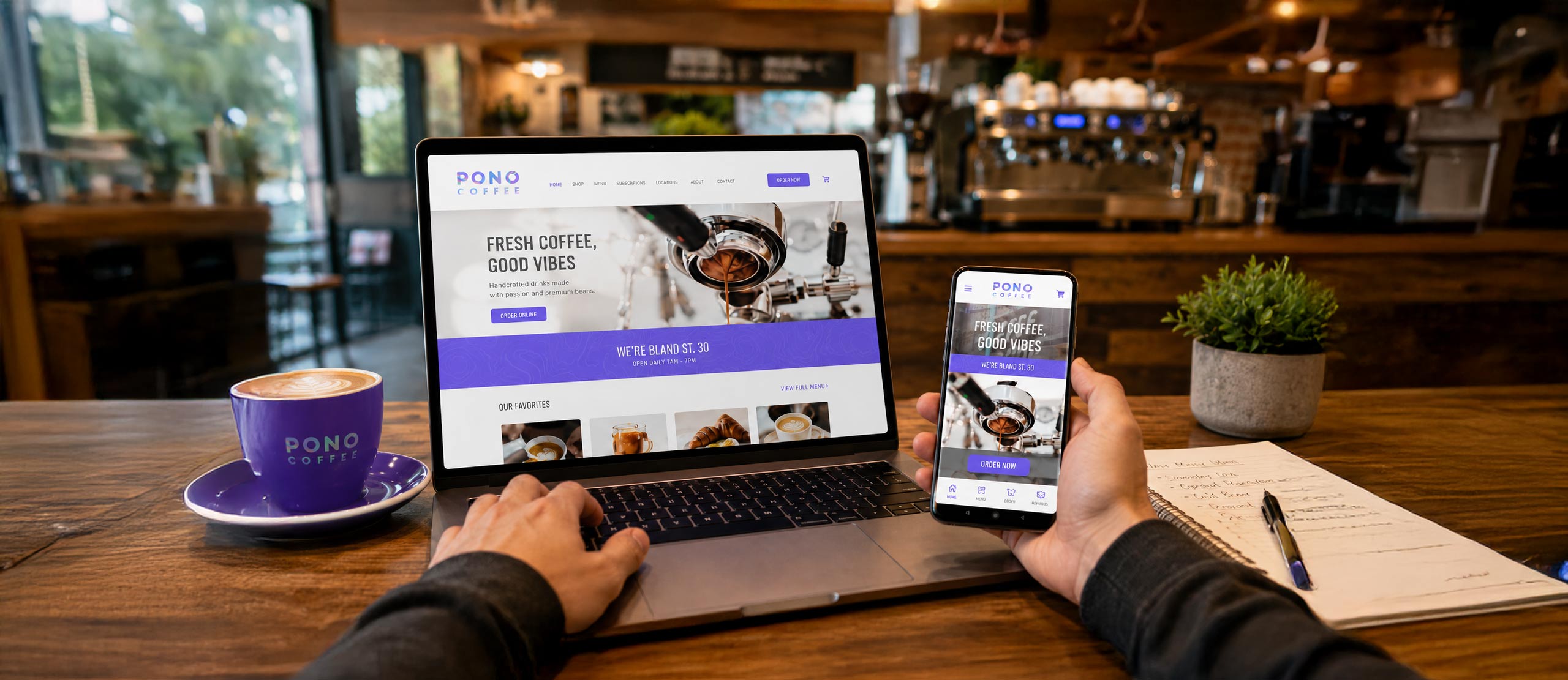 Pono Coffee in-store experience